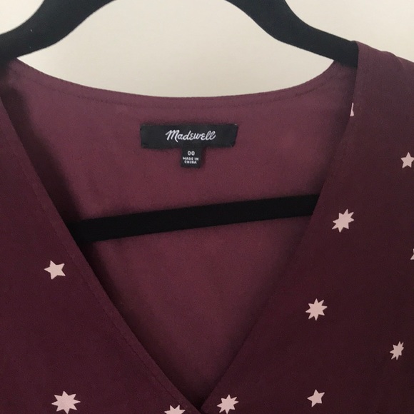 Madewell silk flutter hem dress - Picture 3 of 5